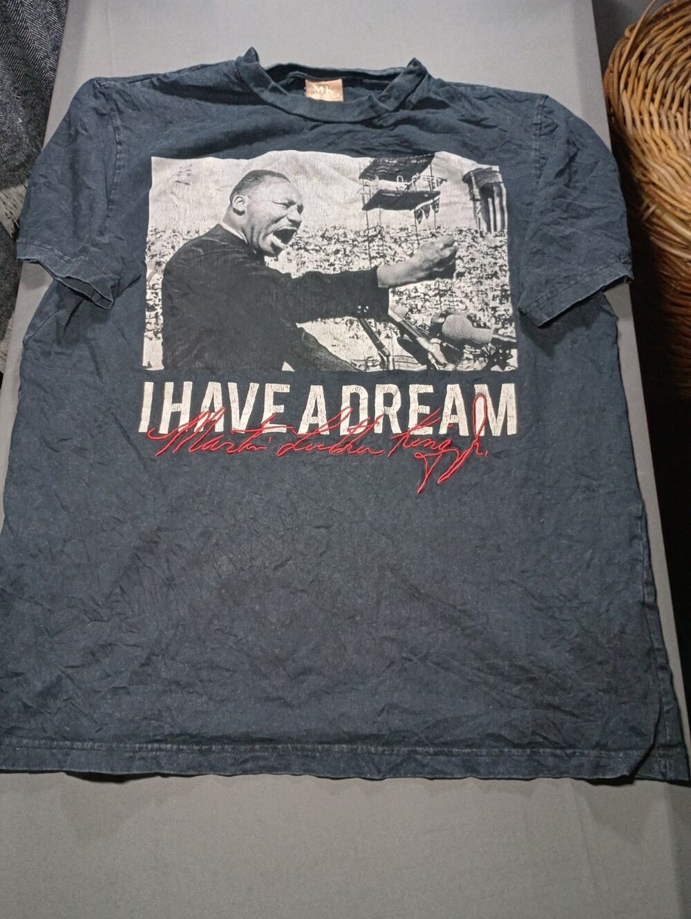 I Have A Dream Distressed T Shirt Men's Size Large